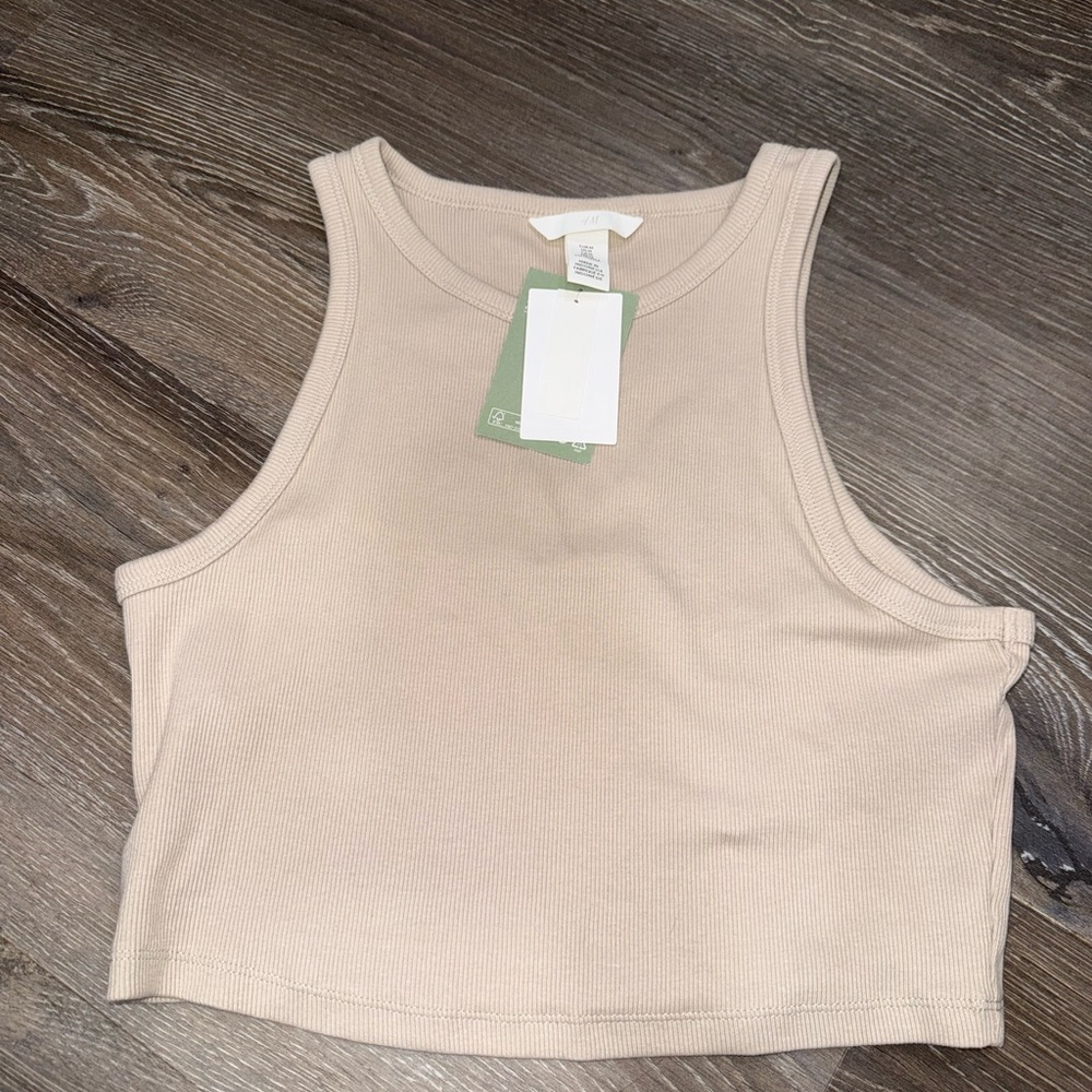 H&M Cream Crop Top